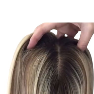 Topper en cheveux naturels