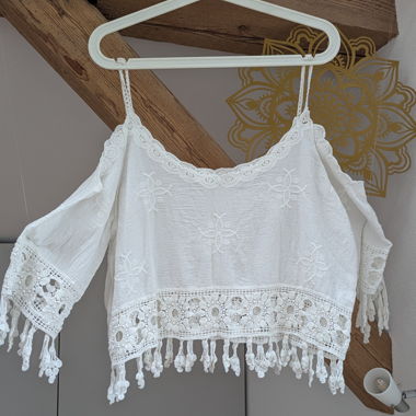 Top de Plage Blanc