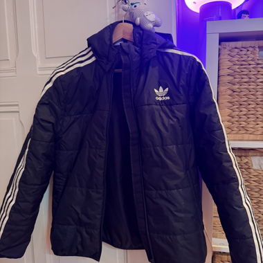 Veste Adidas noire à capuche