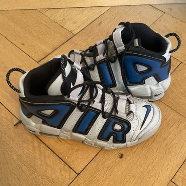 Nike air uptempo 96er weissgrau-blau
