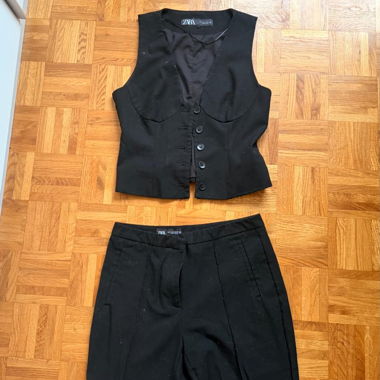 Black vest and trousers set
