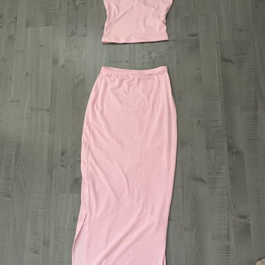 Set a due pezzi rosa