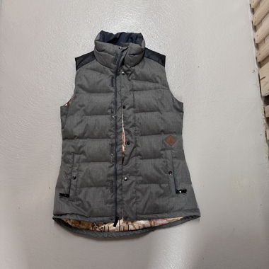 Doudoune sans manches à motif de cerf