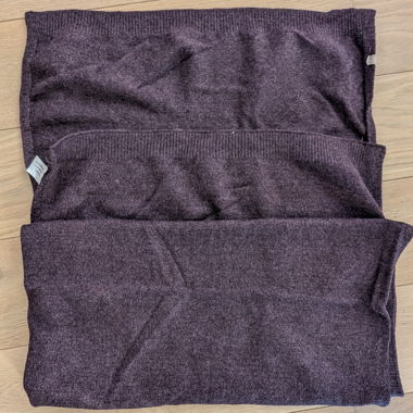 Purple scarf