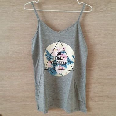 Garnes Oberteil mit Print
