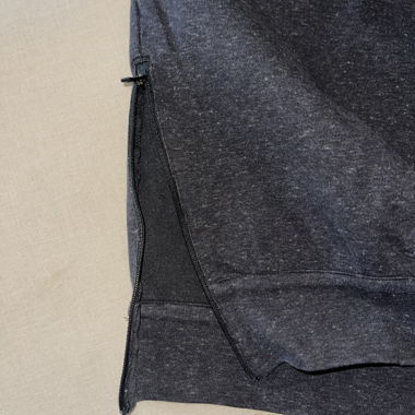 adidas sweater with 2 zippers