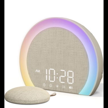 Alarm clock with light and vibration