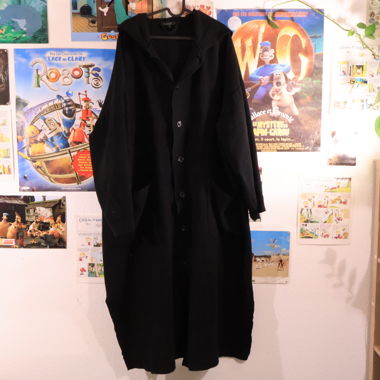 Animale Wool Coat with Hood