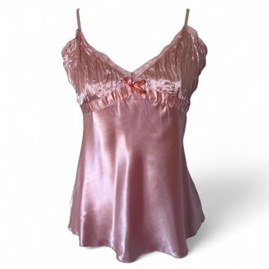 Pink Coquette Lace Cami (S)