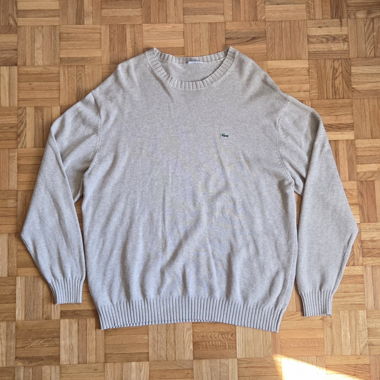 Beige Lacoste Sweater