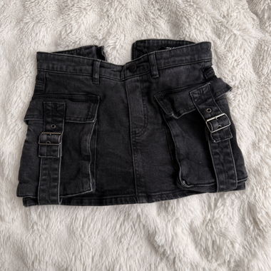 Mini-jupe cargo noire / XS / 2Y Studios