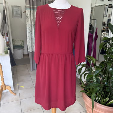 Robe rouge corail