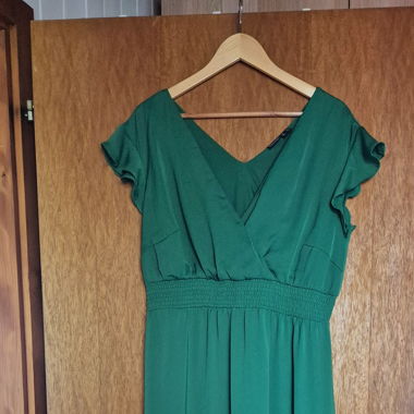 Robe longue verte