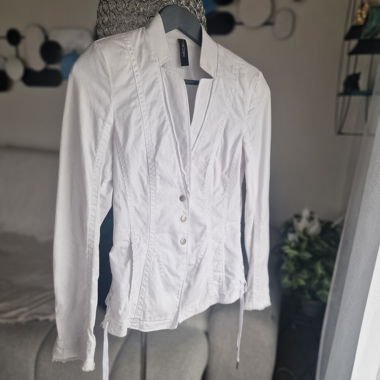 Marc Cain Sports Blazer Weiss Gr. 36