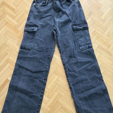 Cargohose aus Denim