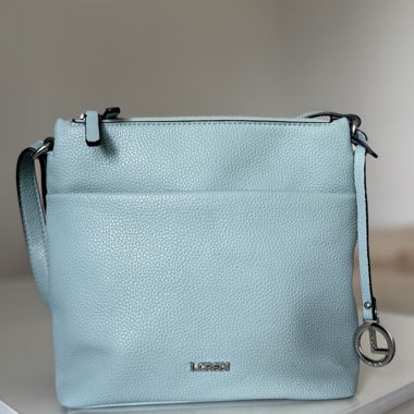 Elegant L. Credi Bag in Light Blue *Like New*