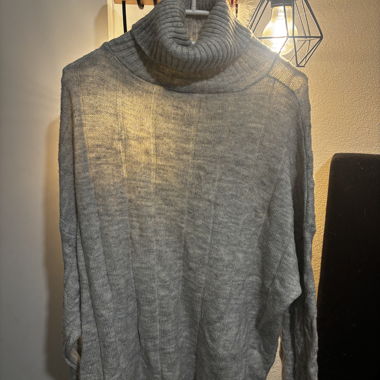 Grey Stradivarius Roll-Neck Sweater