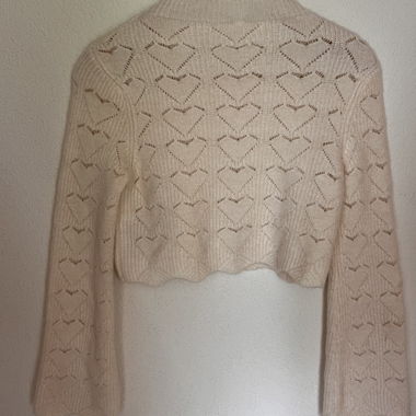 Pull à motif cœur