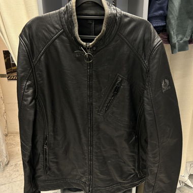 Giacca in pelle Belstaff Racer taglia XL