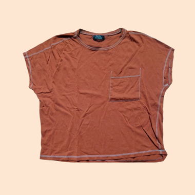 T-shirt Bershka colore ruggine