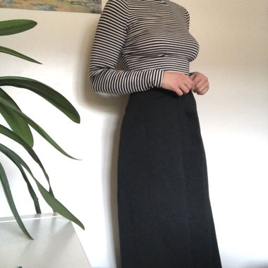Vintage black maxi skirt