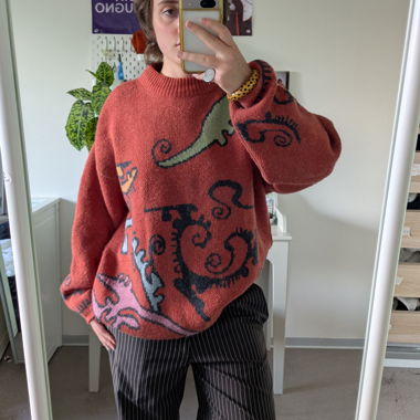 oversized strickpullover