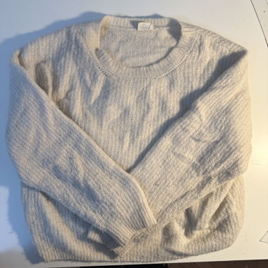 Maglione caldo invernale crema