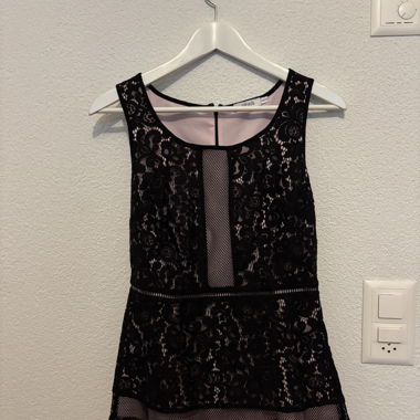 Bluse Ärmellos mit Spitzen