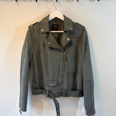 New grey C&A biker jacket