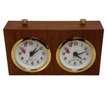 Orologio da scacchi in legno