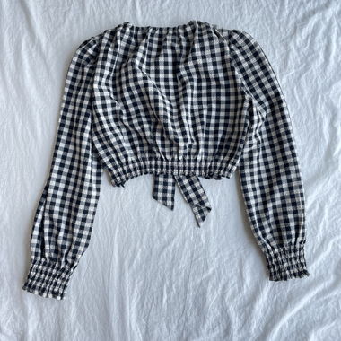 Zara cropped Bluse