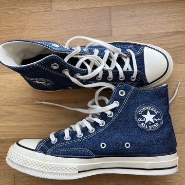 Converse Chuck Taylor High Top Jeans Blue