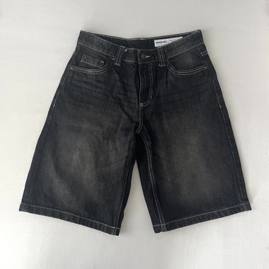 Shorts di jeans neri