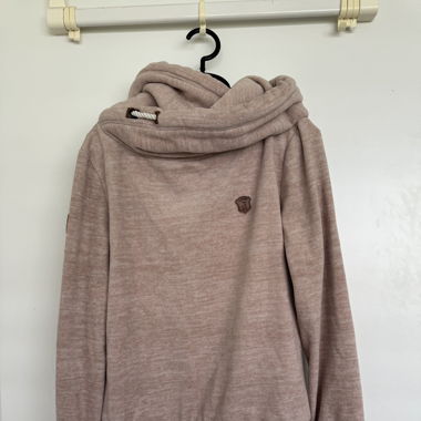 Faserpelz Kapuzenpulli