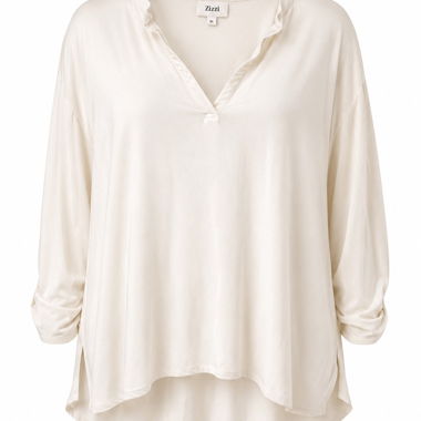 Chemisier Zizzi en crème, taille XL