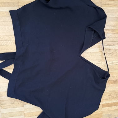 Black Wrap Top