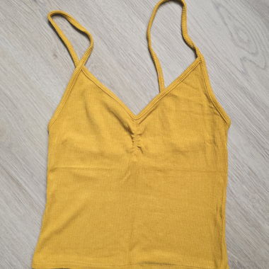Bershka Ribbed Tank Top XS