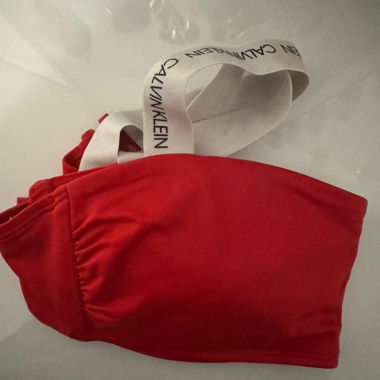 Bikini rosso Calvin Klein