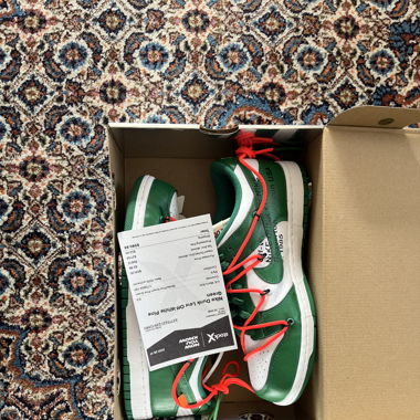 Nike Dunk Low Off-White Pine Green