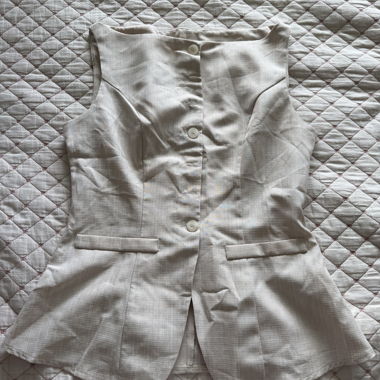 Weisser Weste-Blazer
