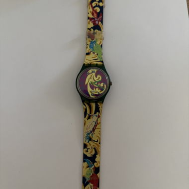 Analoge Swatch-Armbanduhr