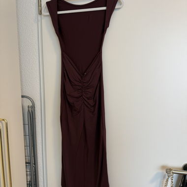 Vestito lungo bordeaux