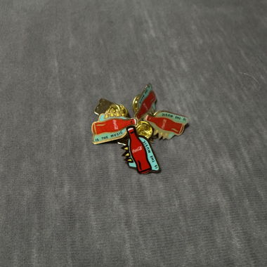 Coca-Cola Musik Pins 6 Stück