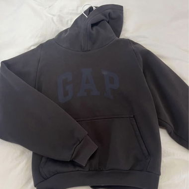 Yeezy GAP dark grey hoodie