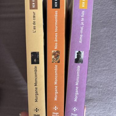 Lot de 3 livres de romance Morgane Moncomble