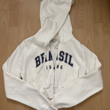 Felpa con zip Brasil