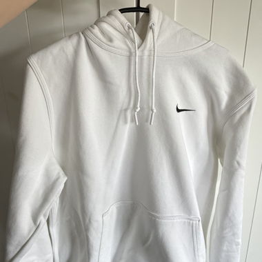 Weisser Nike Hoodie