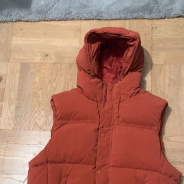 Veste sans manche orange 