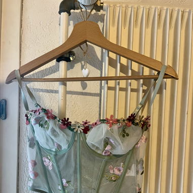 Flower Corset Top