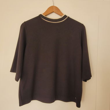 Schwarzer Pullover 3/4 Arm
